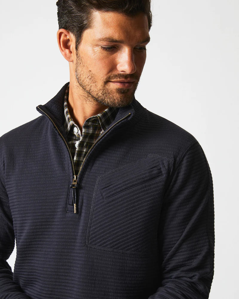 Billy Reid Quilted Half Zip Raggs - Fashion for Men