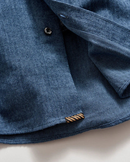 Billy Reid Herringbone Scout Shirt Billy Reid