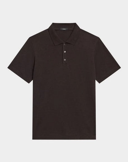 Bron Polo Shirt in Cosmos Slub Cotton THEORY