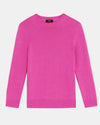 Theory Shrunken Crewneck Sweater in Carnations