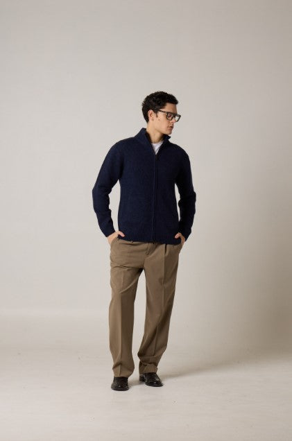 Daniele Fiesoli Yarn Dyed Merino Zipped Jacket Daniele Fiesoli