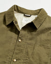 Billy Reid Leroy Shirt Jacket in Moss