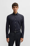 Hugo Boss Regular-fit Stretch-Cotton Poplin Shirt