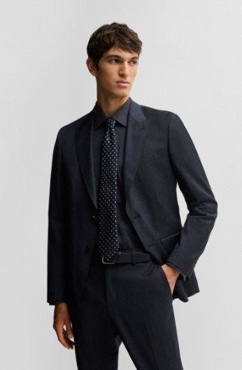 Hugo Boss Regular-fit Stretch-Cotton Poplin Shirt Hugo Boss Black