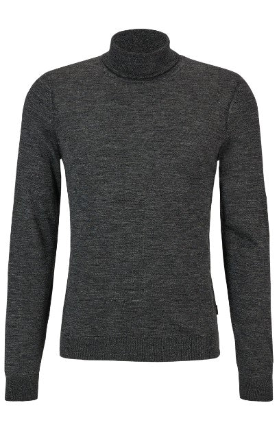 Hugo Boss Musso-P Wool Rollneck Sweater Hugo Boss Black