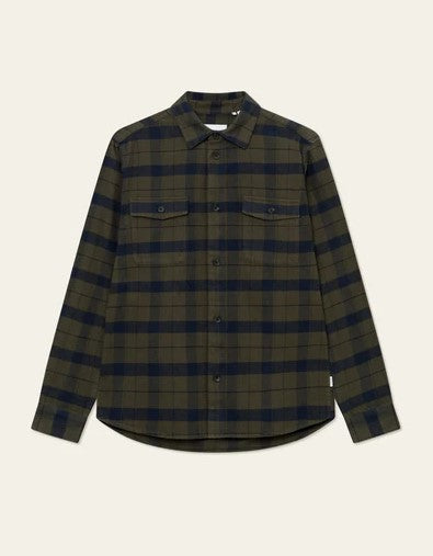 Les Deux Lennon Flannel Check Overshirt Les Deux