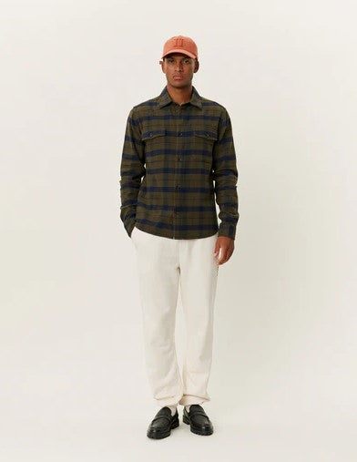 Les Deux Lennon Flannel Check Overshirt Les Deux