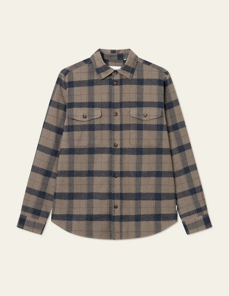 Les Deux Lennon Flannel Check Overshirt Les Deux