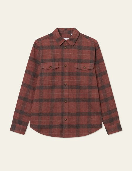 Les Deux Lennon Flannel Check Overshirt Les Deux