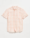 Billy Reid S/S Line Plaid Tuscumbia Shirt Button Down