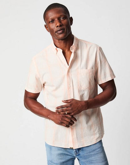 Billy Reid S/S Line Plaid Tuscumbia Shirt Button Down Billy Reid