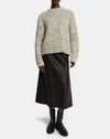 Theory Mockneck Sweater in Tweed