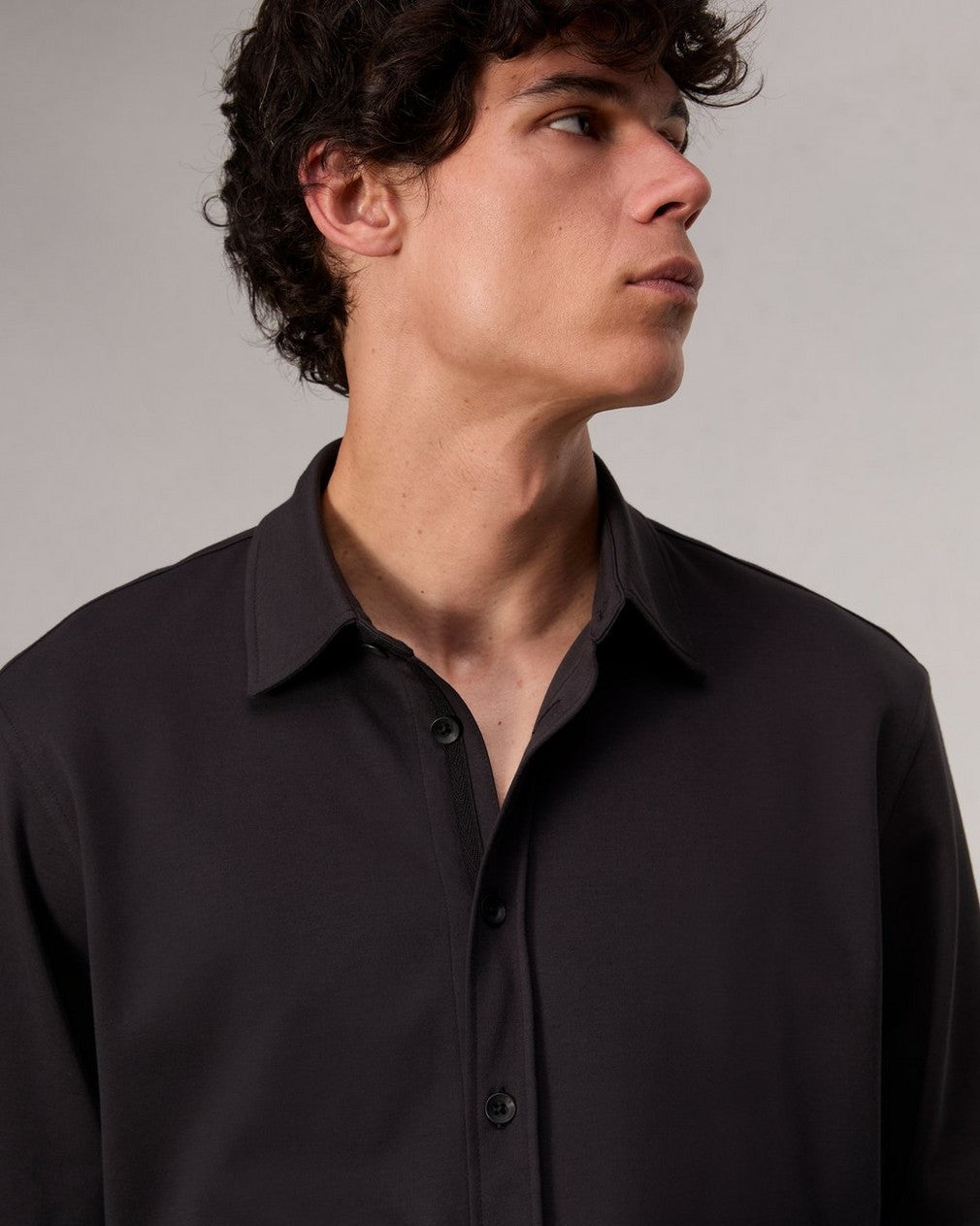 Rag & Bone Tomlin Cotton Shirt in Black Rag & Bone