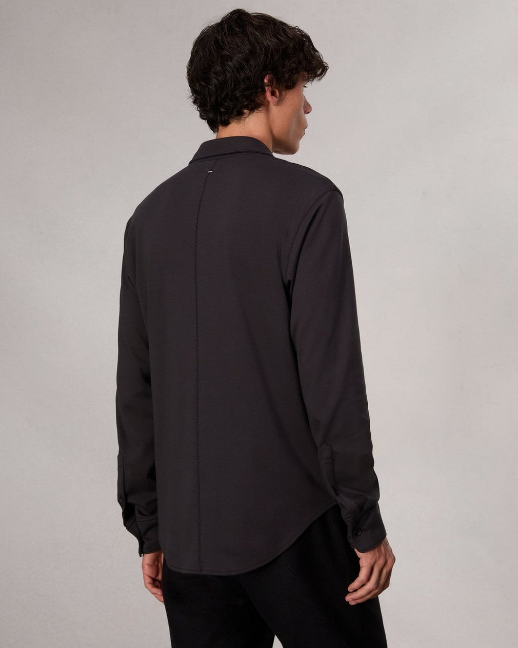 Rag & Bone Tomlin Cotton Shirt in Black Rag & Bone