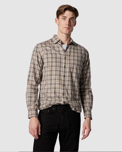Rodd and Gunn Lawrence Sport Shirt in Gravel