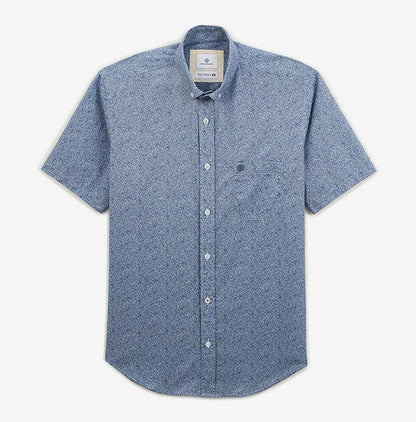 Serge Blanco S/S Storm Flower Printed Shirt Serge Blanco