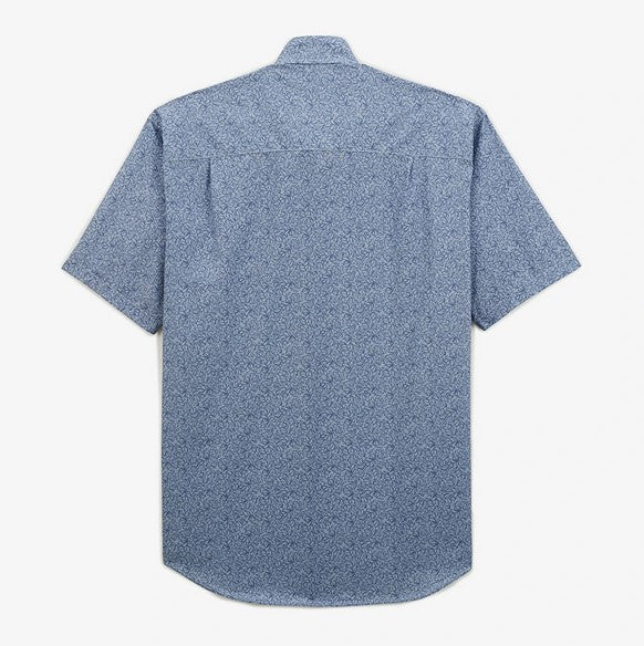 Serge Blanco S/S Storm Flower Printed Shirt Serge Blanco