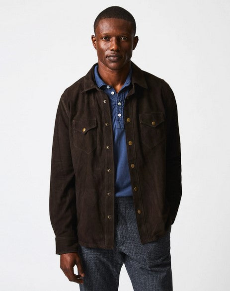 Billy Reid Savoy Suede Workshirt