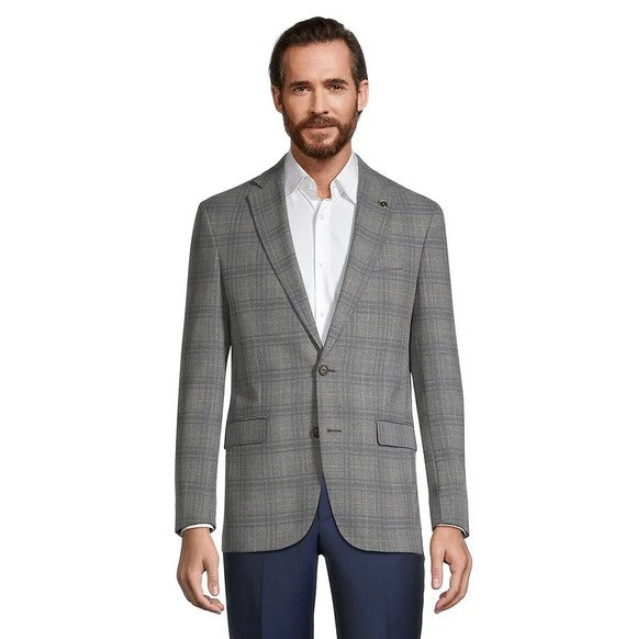 Ted Baker Jay Sport Coat in Grey Plaid