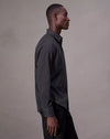 Rag & Bone Tomlin Cotton Shirt in Charcoal Grey