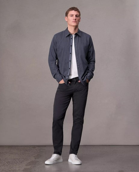 Rag & Bone Tomlin Cotton Shirt in Shark Blue Rag & Bone