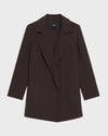 Theory Double-Face Wool-Cashmere Clairene Jacket in Mink