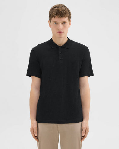 Theory Brond Polo in Black