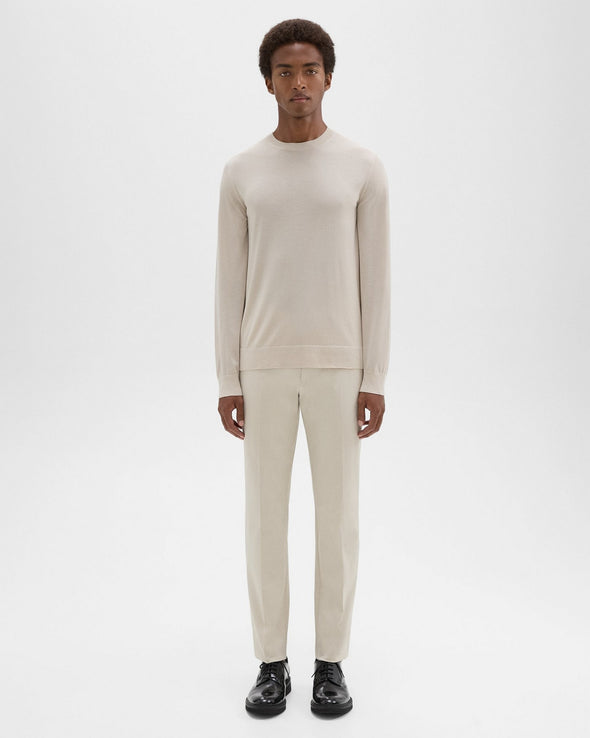 Theory Zaine Cotton Stretch Pant in New Sand
