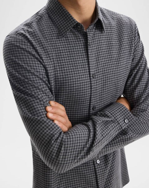 Theory Irving Gingham Sport Shirt