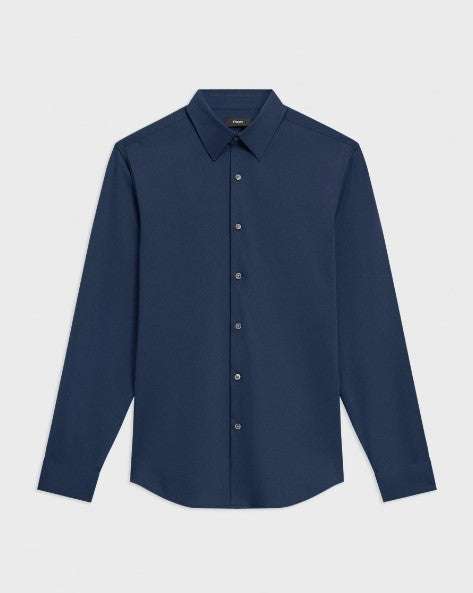 Theory Sylvain Structure Knit Shirt | Men's Slim Knit Shirt