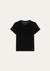 Theory Velvet Tiny Tee in Black