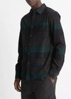 Vince Sierra Plaid Cotton Corduroy Shirt