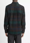 Vince Sierra Plaid Cotton Corduroy Shirt