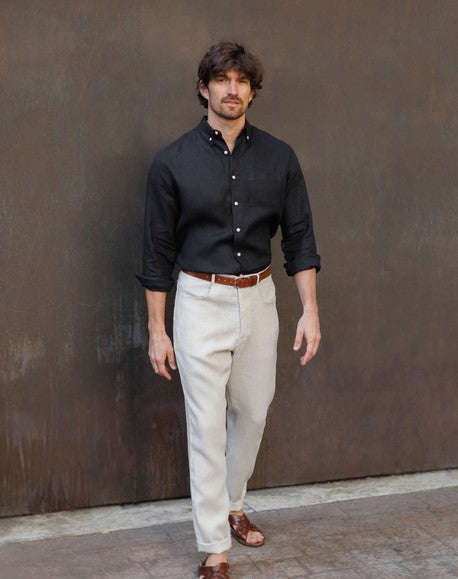 Alex Crane Cham Pant - Bone