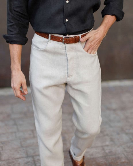 Alex Crane Cham Pant - Bone