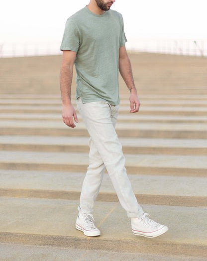 Alex Crane Cham Pant - Bone