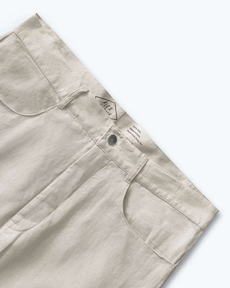 Alex Crane Cham Pant - Bone