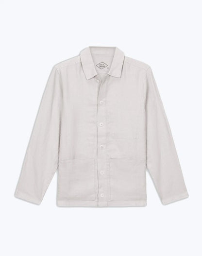Alex Crane Linen Kite Jacket - Bone