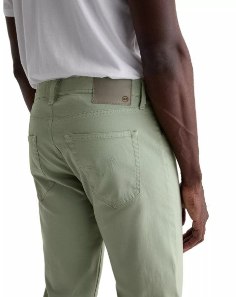 AG Jeans Tellis Sueded Sateen Jean - Faded Moss