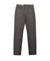 Alberto Charcoal Mélange Wool-Cotton Pipe Five Pocket