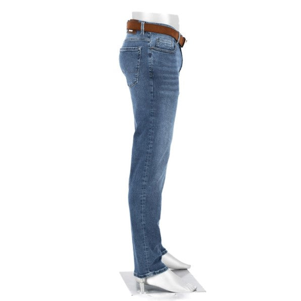Alberto Pipe Super Stretch Jeans - Blue