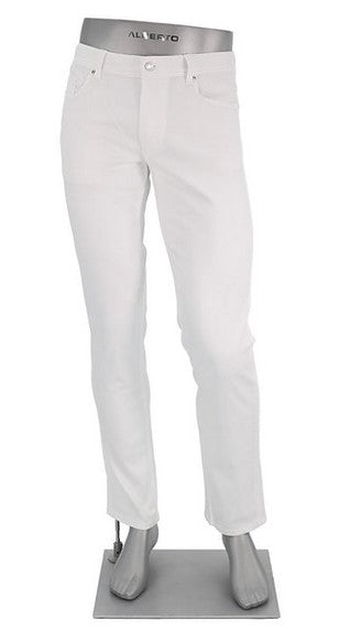 Alberto Pipe Coolmax Jean - White
