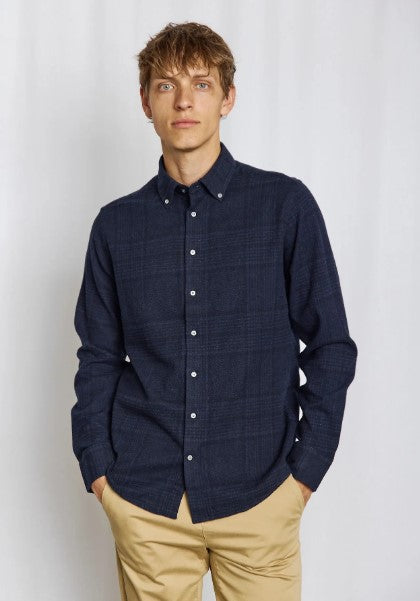 BS Akhlaq Casual Modern Fit Shirt - Thunder