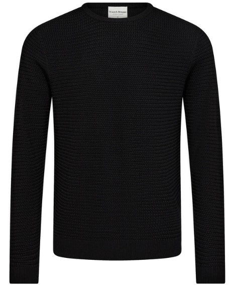 Bruun & Stengade BS Arnlaug Regular Fit Knitwear - Black