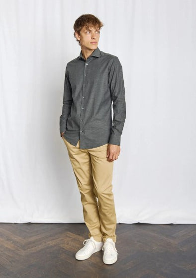 BS Bobby Modern Fit Shirt - Dark Green