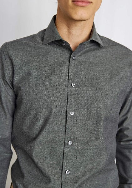 BS Bobby Modern Fit Shirt - Dark Green