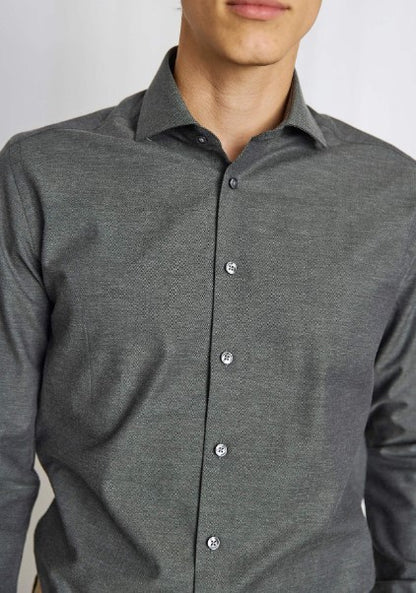 BS Bobby Modern Fit Shirt - Dark Green