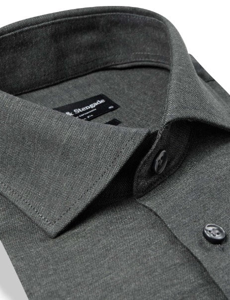 BS Bobby Modern Fit Shirt - Dark Green