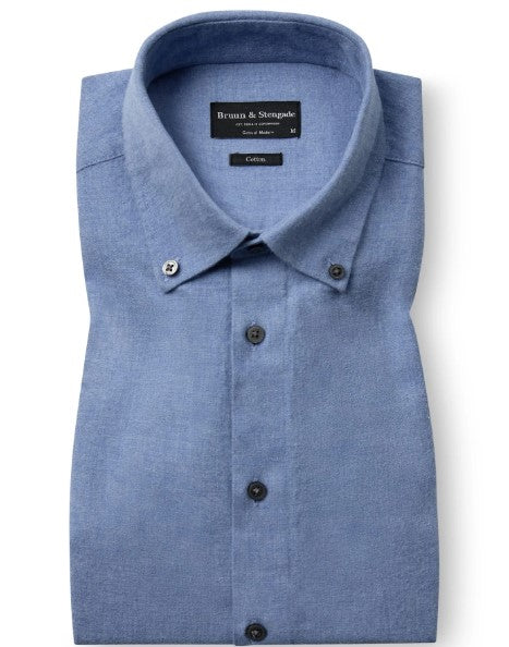 Bruun & Stengade BS Faruk Casual Modern Fit Shirt - Light Blue