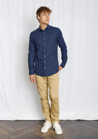 BS Fernando Modern Fit Shirt - Navy